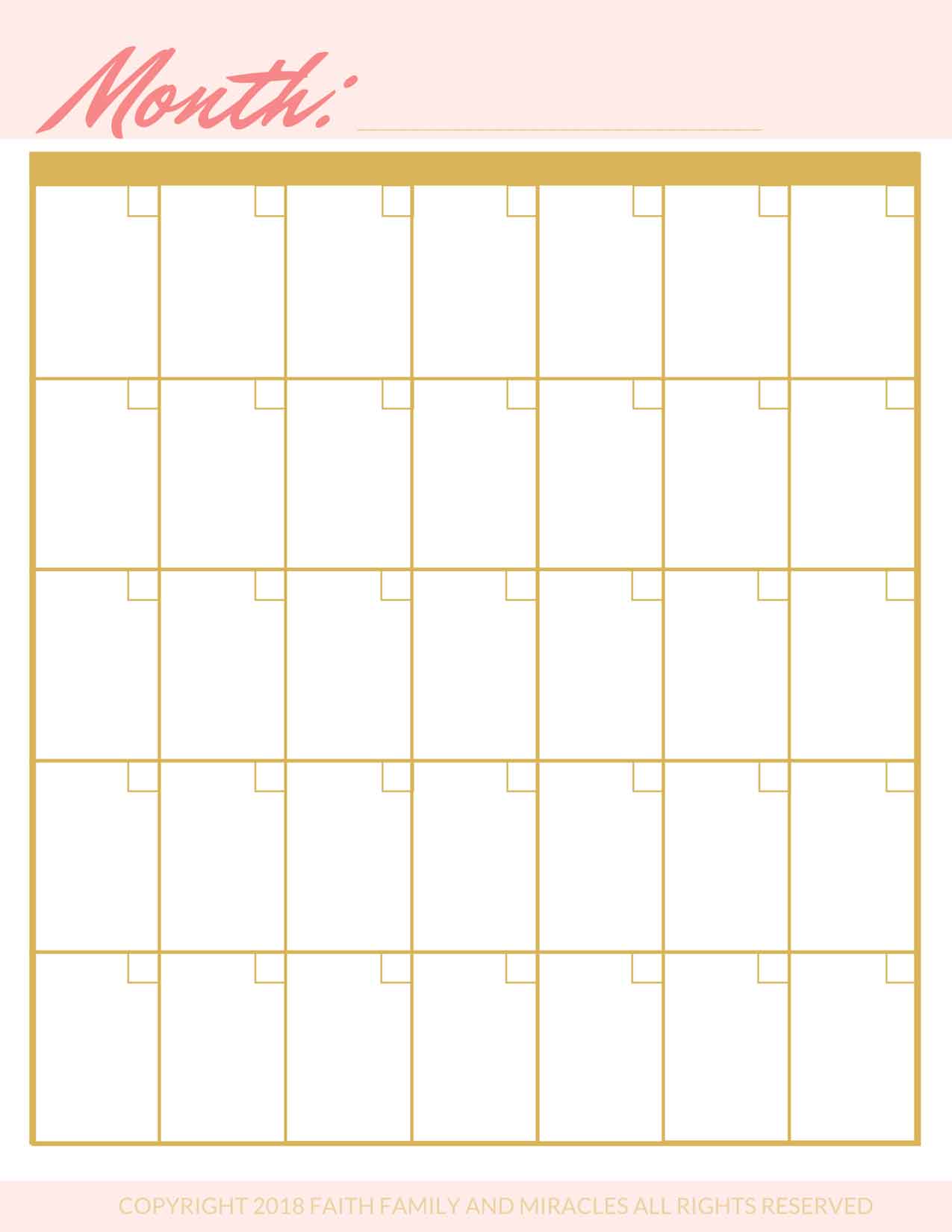 Monthly-Calendar