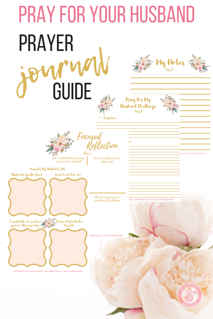 Husband Prayer Journal Guide