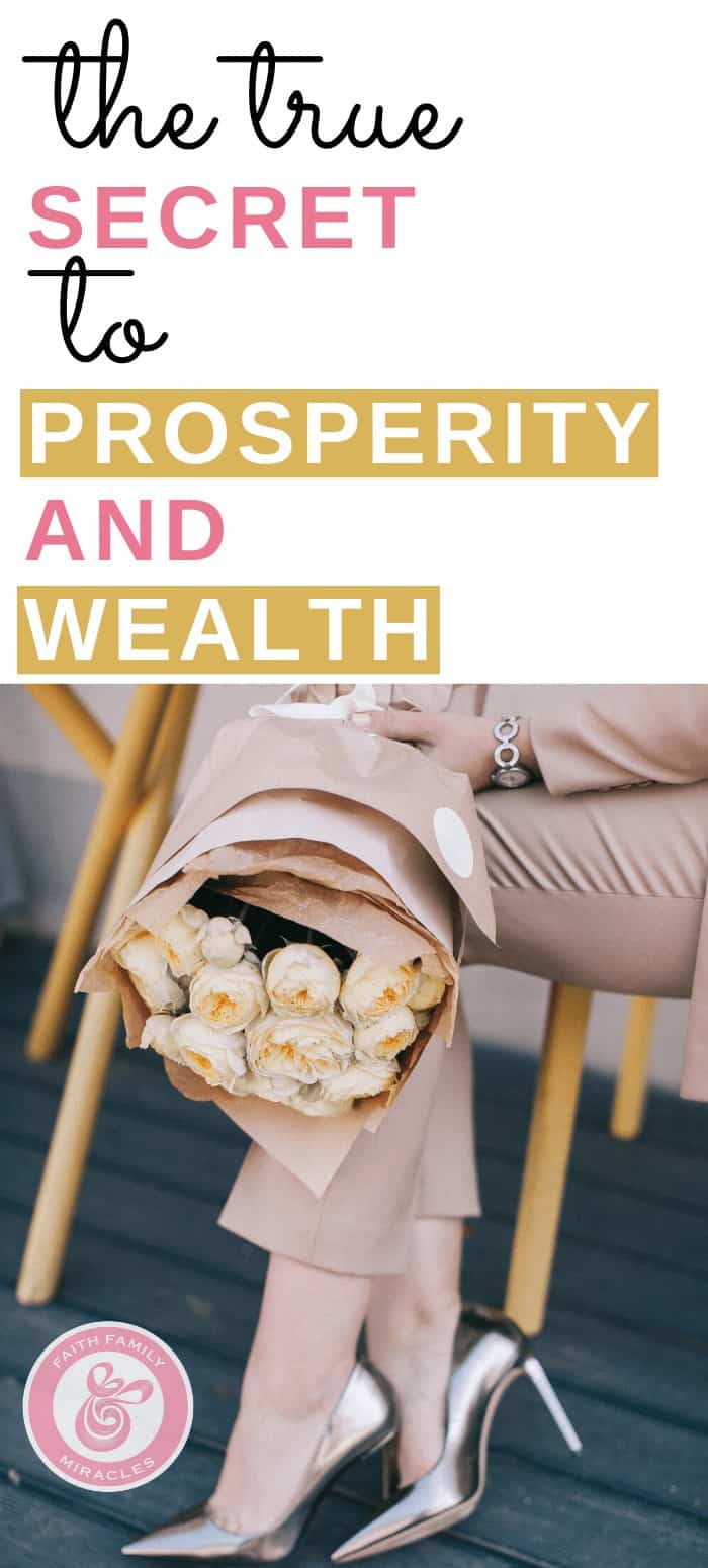 the true secret to prosperity and wealth