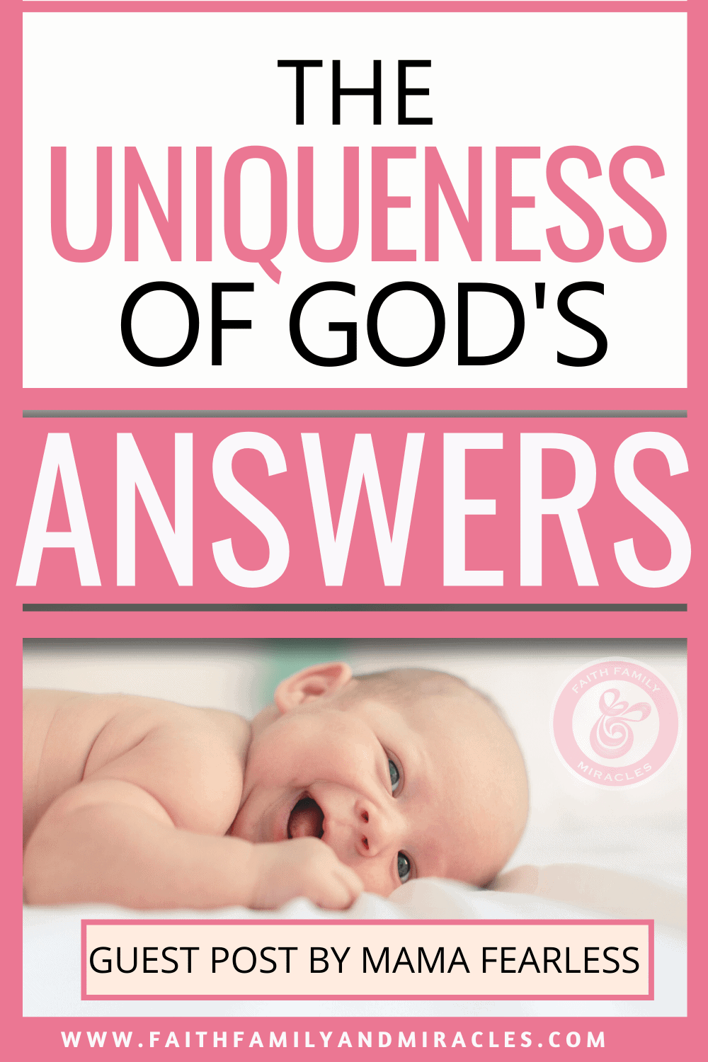 The Uniqueness of God’s Answers